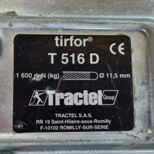 Tractel Tirfor T 516D 1600kg
