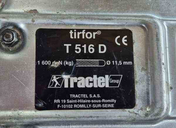 Tractel Tirfor T 516D 1600kg