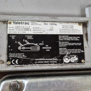Yaletrac WLL 1600kg Seilzug