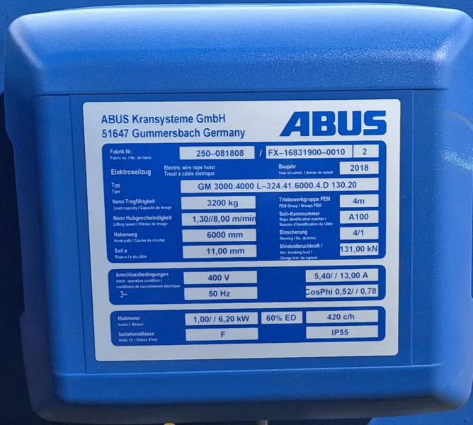 ABUS ZLK 3,2t3,2t x14420mm _10